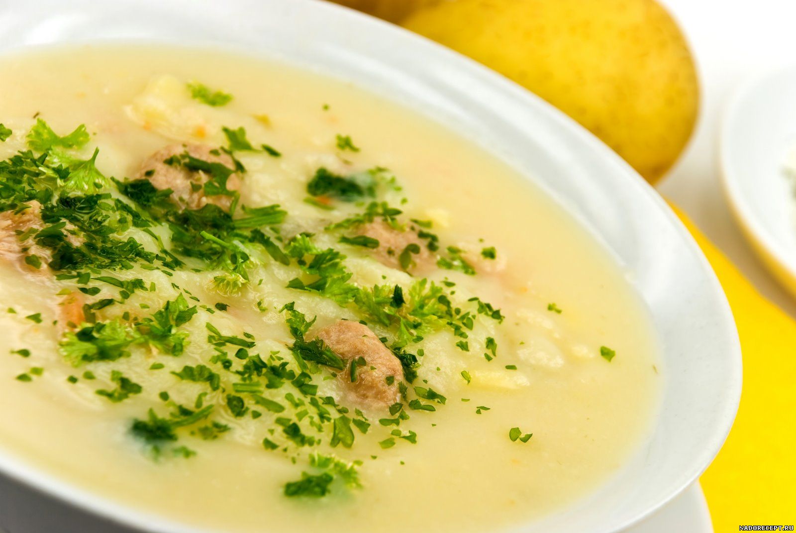 Вкусно и полезно: куриный суп-пюре Вкусно и полезно: куриный суп-пюре