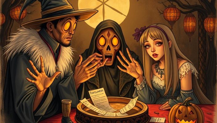 Кто заглянет за занавес: гадания на будущее в ночь Хэллоуина