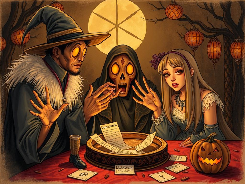 Кто заглянет за занавес: гадания на будущее в ночь Хэллоуина
