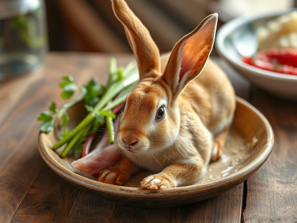 rabbit meatфото